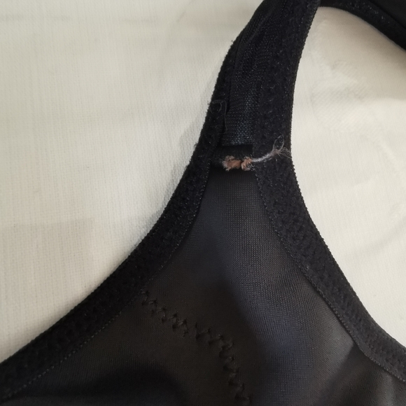 Wonder Bra Black Embroidered Bra Size 38DD - Picture 6 of 9